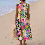 Vestido de algodão feminino