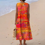 Vestido de algodão feminino