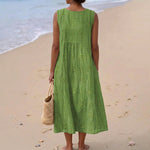 Vestido de algodão feminino