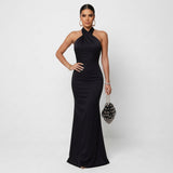 Vestido Maxi Elegante feminino
