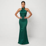 Vestido Maxi Elegante feminino
