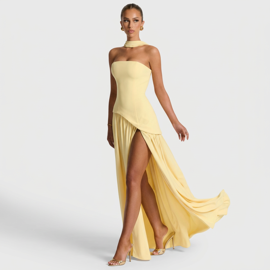 Vestido Longo Sofisticado feminino