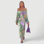 Vestido de verão luxuoso feminino