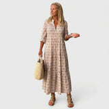 Vestido Longo Vintage feminino