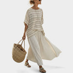 Conjunto De Linho Elegante feminino