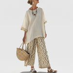Conjunto Boho Chic Elegante feminino