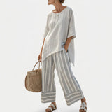 Conjunto Blusa Assimétrica feminino