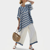 Conjunto Linho Mediterrâneo feminino