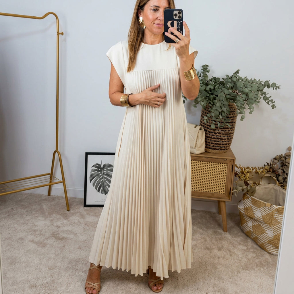 Vestido de Conforto Atemporal feminino