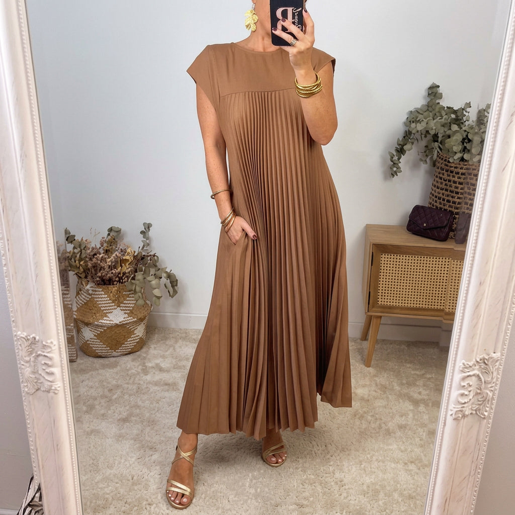 Vestido de Conforto Atemporal feminino