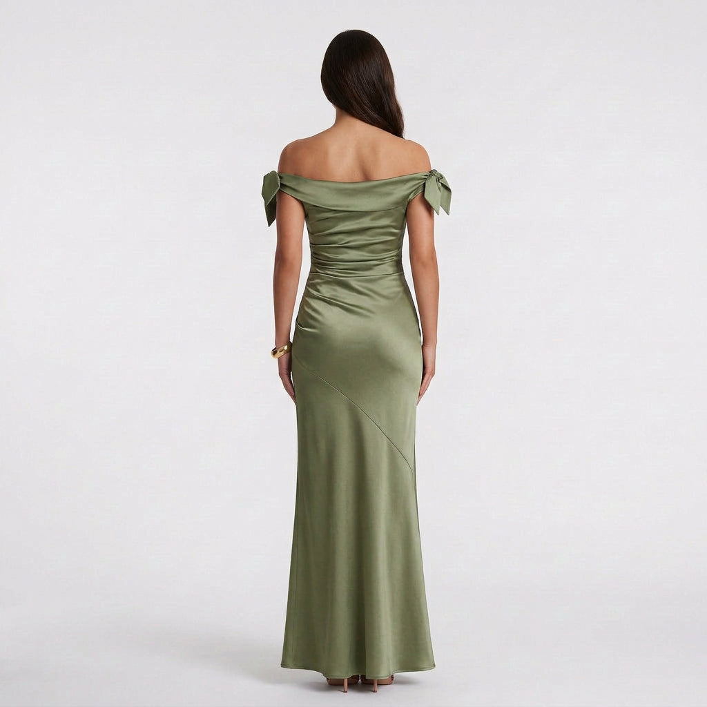 Vestido Maxi Elegante feminino