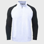 Camisa de algodão com gola subida masculino