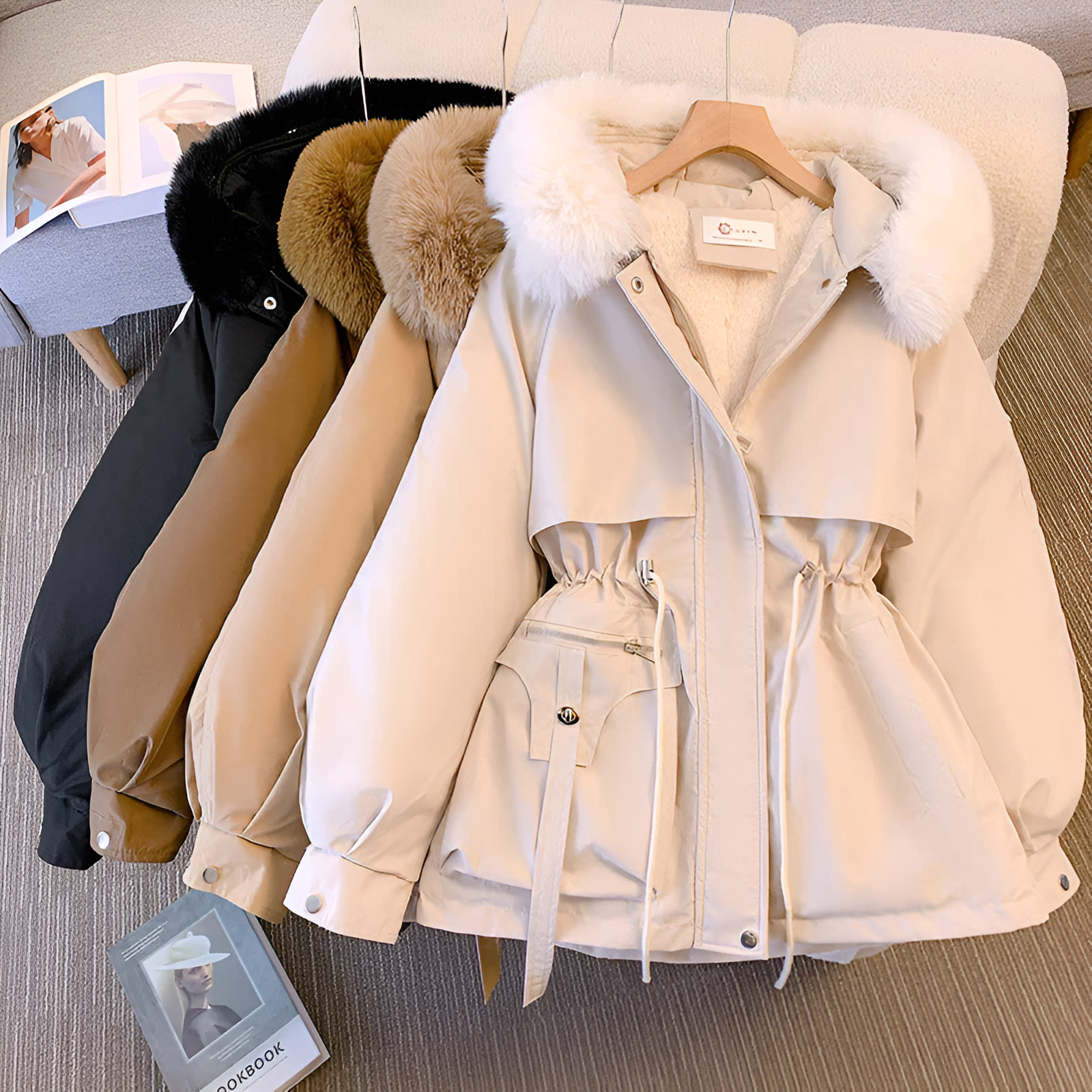 Casaco de Inverno Elegante feminino