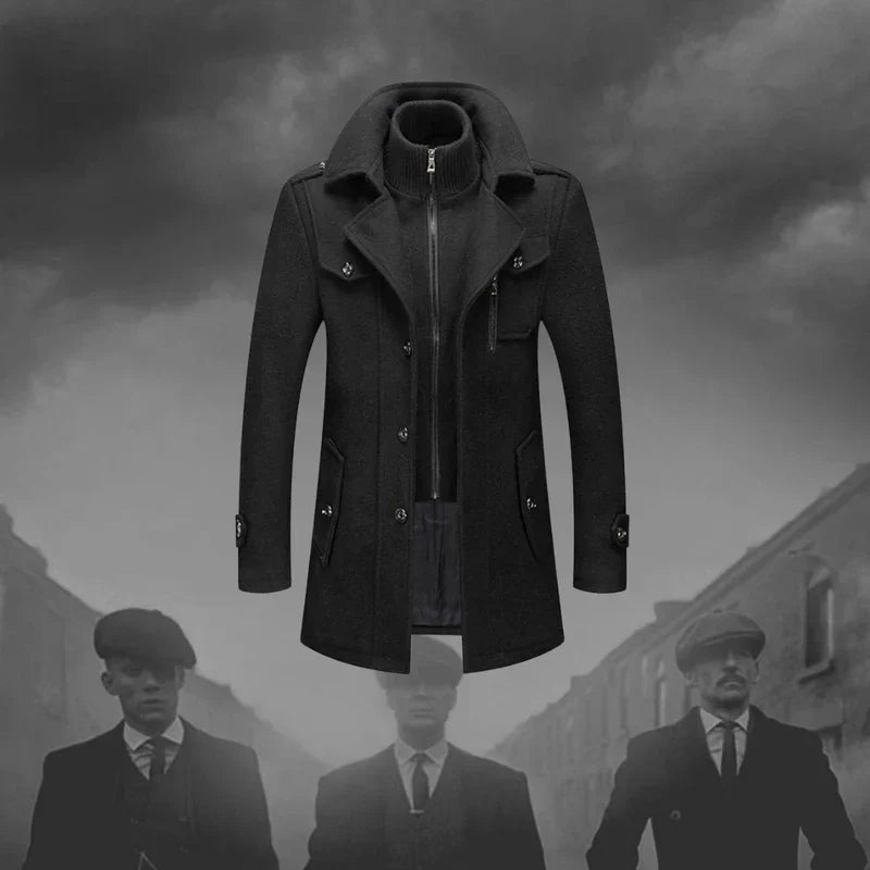 Casaco clássico outono inverno masculino