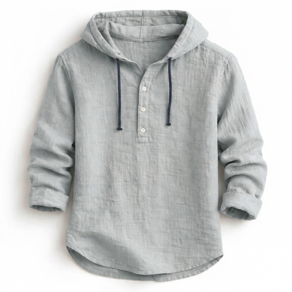 Daniel - Camisola de Linho com Gorro