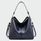 Bolsa hobo de couro clássica feminino