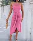 Ayla | Vestido Midi com Efeito Drapeado
