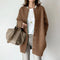 Casaco de malha luxuoso feminino