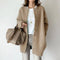 Casaco de malha luxuoso feminino