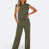 Conjunto Casual Em Tecido Suave Lounge feminino