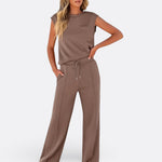 Conjunto Casual Em Tecido Suave Lounge feminino