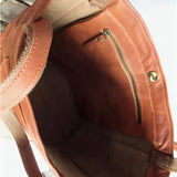 Bolsa de ombro clássica em pele feminino