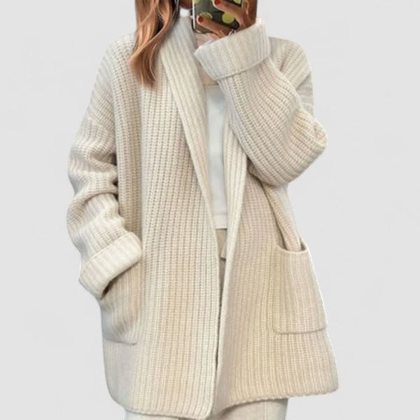 Cardigan de Malha com Bolsos feminino