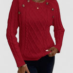 Francisca - Camisola de Malha com Botões feminino