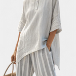 Conjunto Blusa Assimétrica feminino