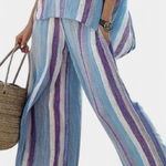 Conjunto Listras Malva feminino