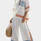 Conjunto Étnico Margaridas feminino
