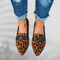 Mocassins ortopédicos de couro feminino