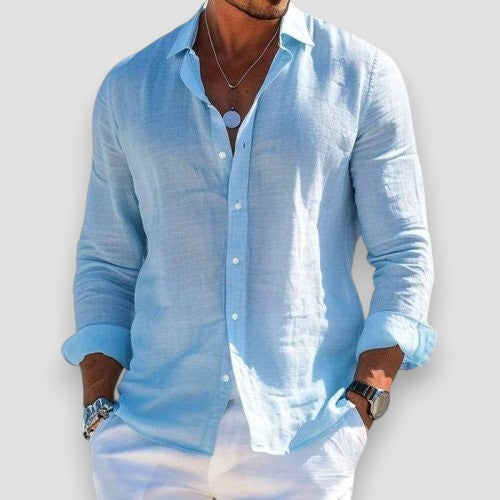 Camisa Elegante e Respirável masculino
