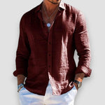 Camisa Elegante e Respirável masculino