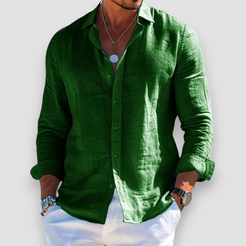 Camisa Elegante e Respirável masculino