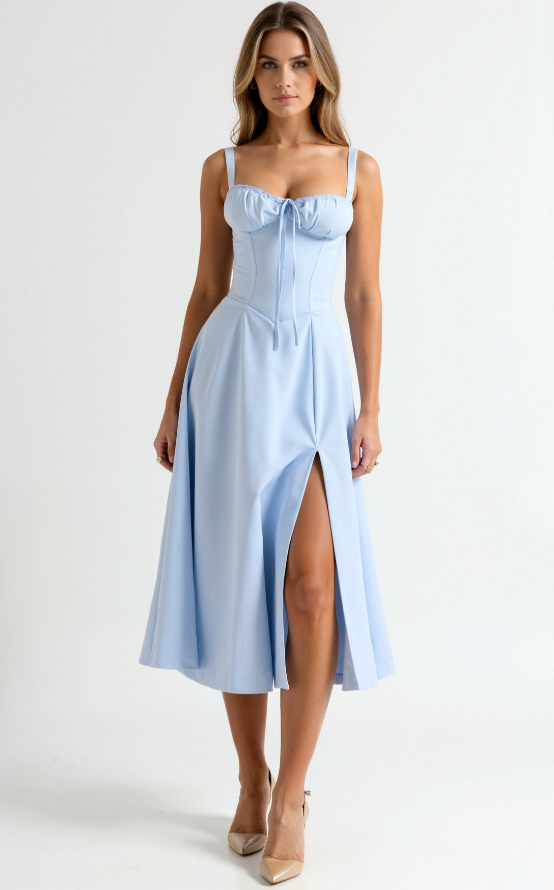 Vestido Midi Elegante feminino
