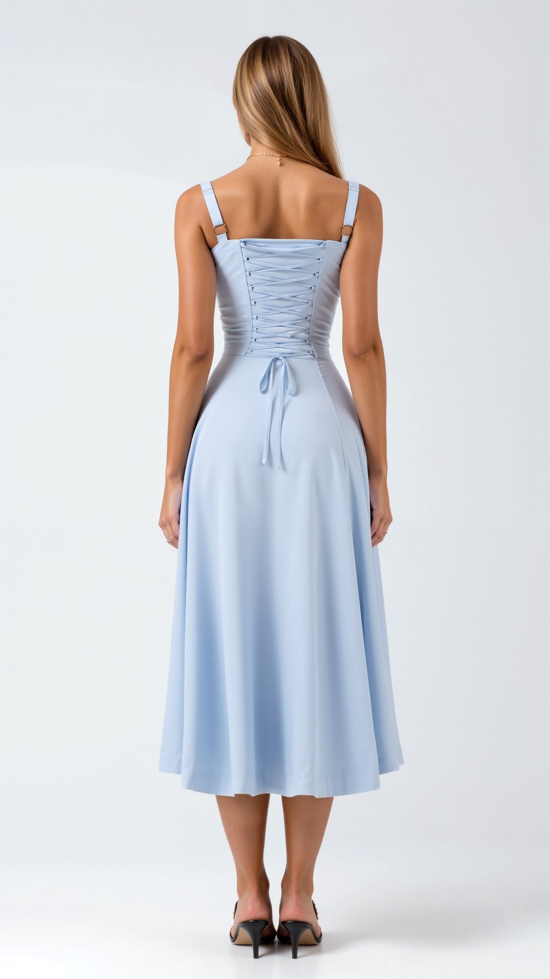Vestido Midi Elegante feminino
