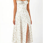 Vestido Midi Elegante feminino