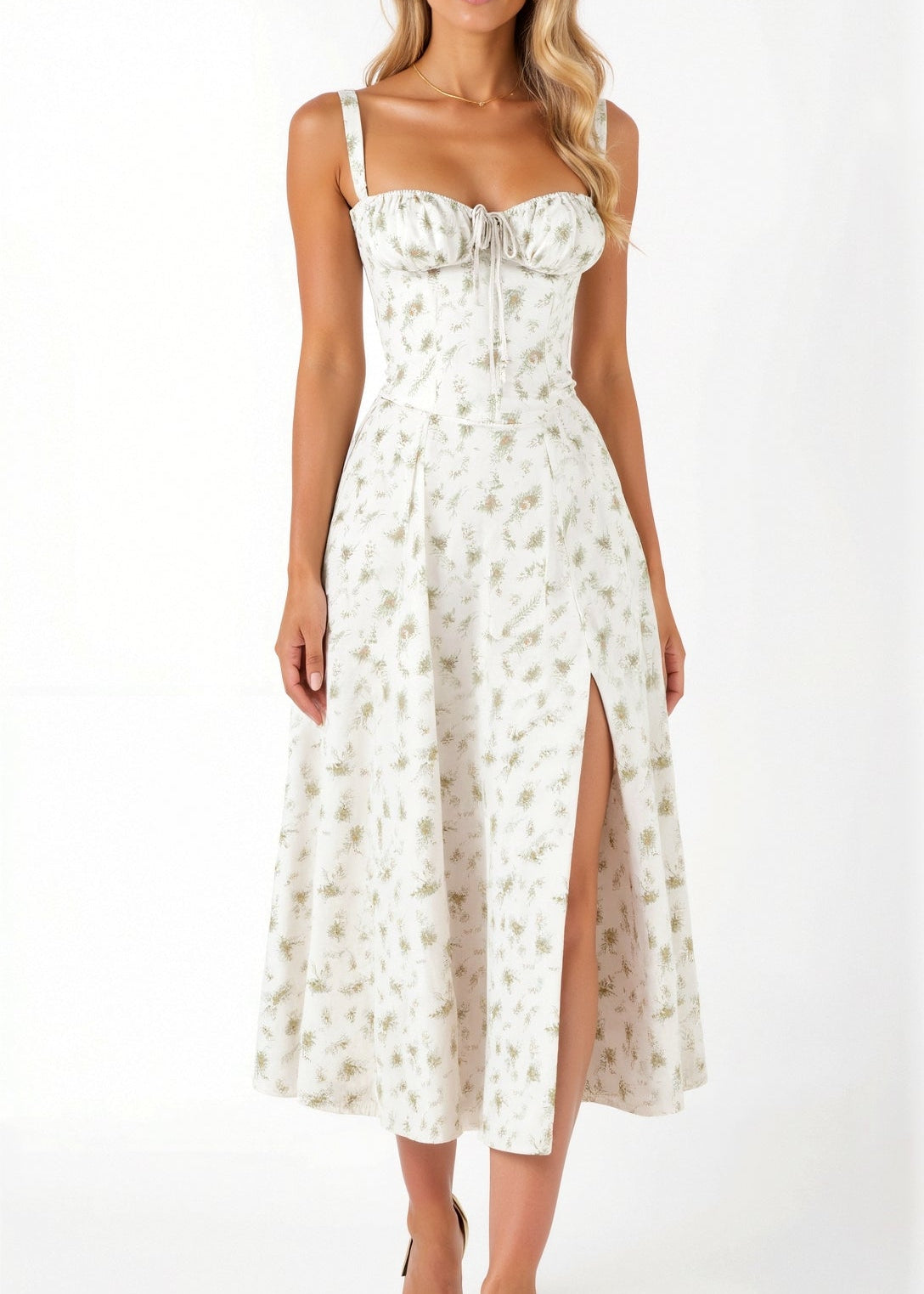 Vestido Midi Elegante feminino