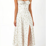 Vestido Midi Elegante feminino