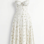 Vestido Midi Elegante feminino