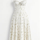Vestido Midi Elegante feminino