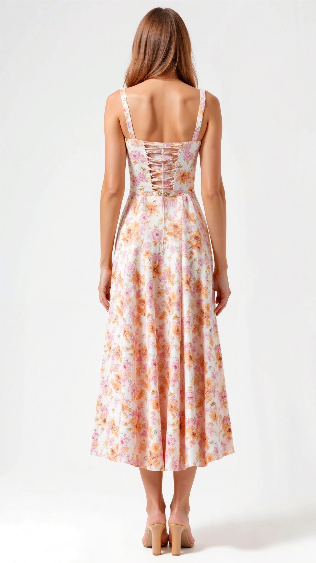 Vestido Midi Elegante feminino