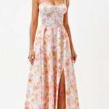 Vestido Midi Elegante feminino