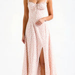 Vestido Midi Elegante feminino