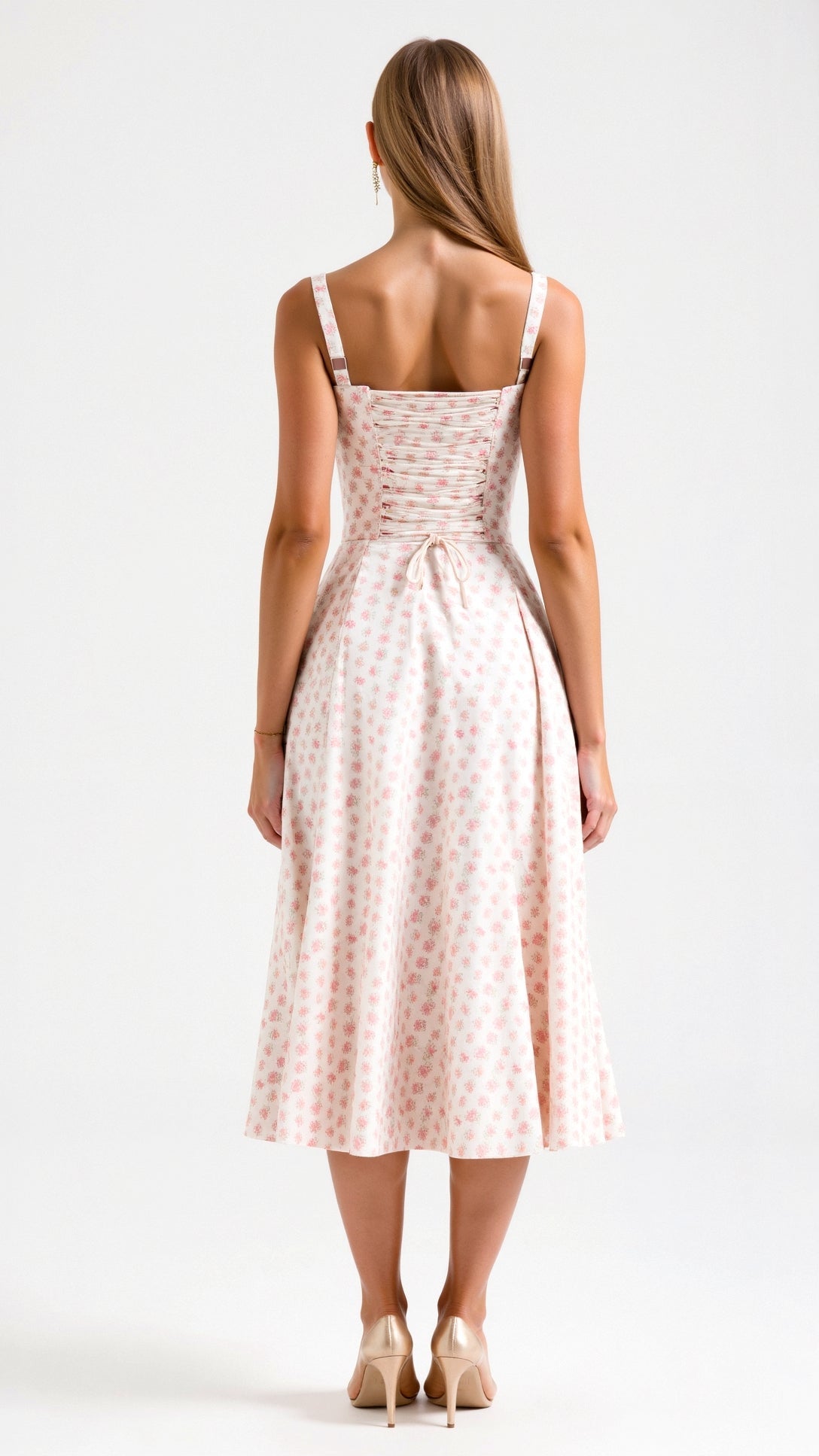 Vestido Midi Elegante feminino
