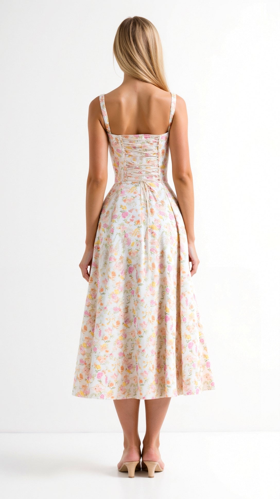 Vestido Midi Elegante feminino