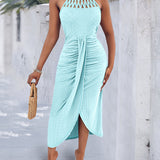 Ayla | Vestido Midi com Efeito Drapeado