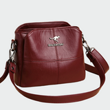 Bolsa de couro elegante feminino
