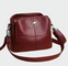 Bolsa de couro elegante feminino